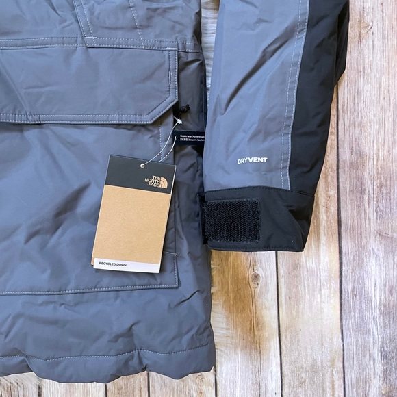 The North Face Men’s McMurdo Waterproof Parka In Vanadis Grey - Picture 5 of 9